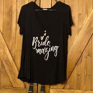 Black “Bride” T-Shirt